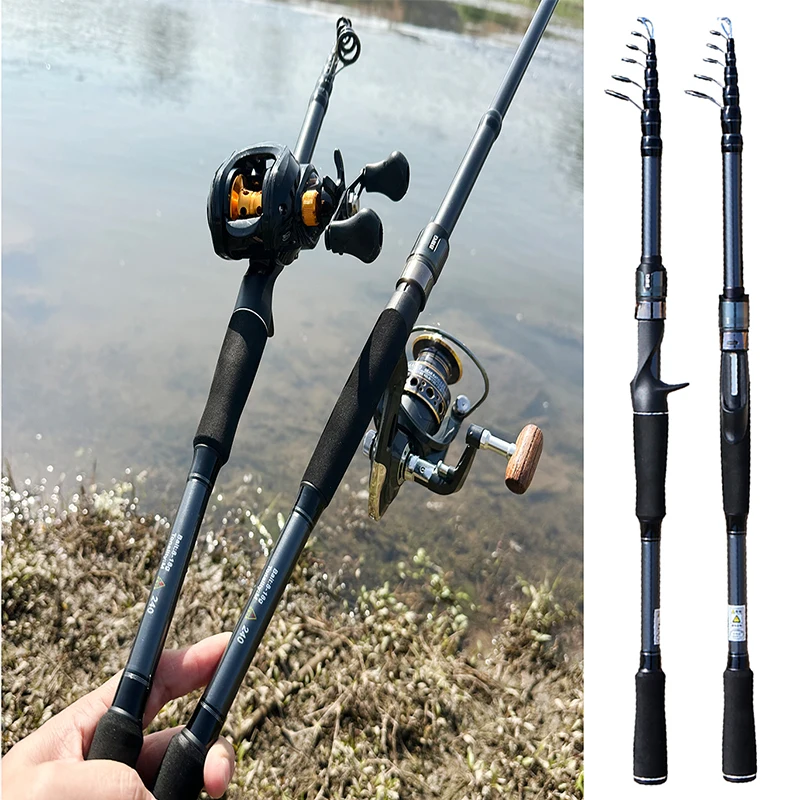 1 8-3 м миниатюрная Удочка из углеродного волокна для приманки и высокоскоростное