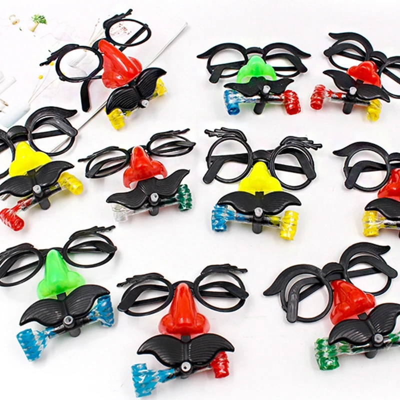 

Q9QB Novelty Child's Blowing Beard Staring Glasses