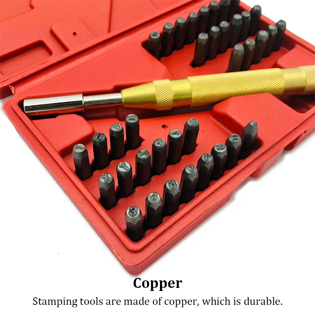 

Automatic Wear-resistant Letter Punches Rustproof Number Punch Printing Tools High Hardness Printer Accessories for Office