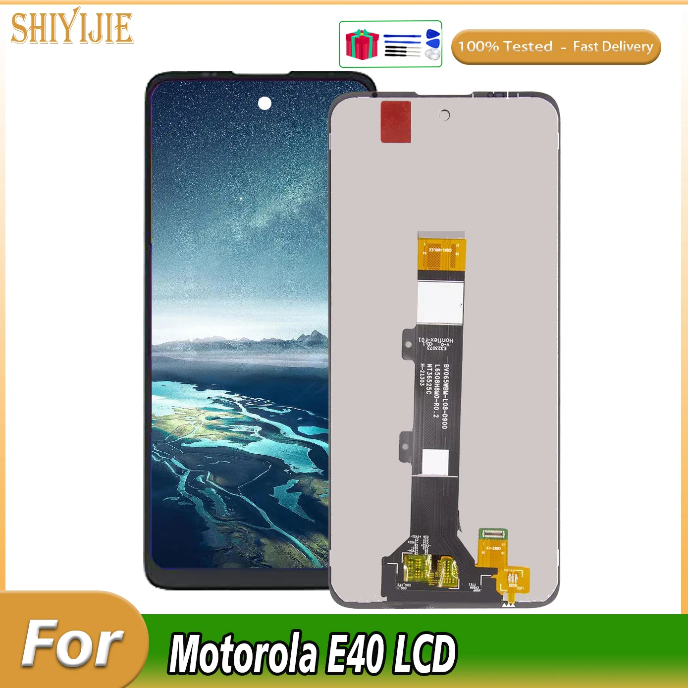 

6.5" For Motorola Moto E40 XT2159-3 XT2159-4 LCD Screen Display Touch Digitizer Assembly For Moto E40 Lcd Replacement Parts