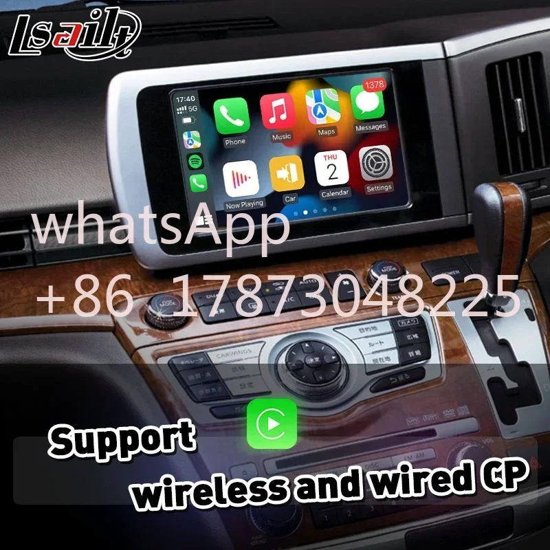 Интеграционный видеоинтерфейс Lsailt CP + AA OEM для Nissan Elgrand E51 Series 3 2007-2010 гг.