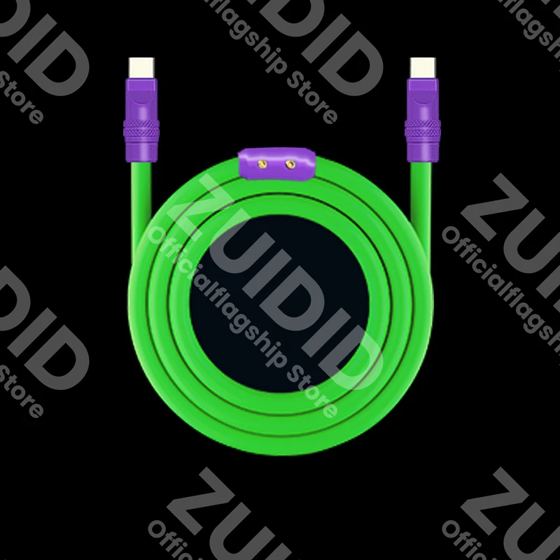 Жидкий силиконовый кабель для быстрой зарядки USB C на 240 Вт индивидуальный