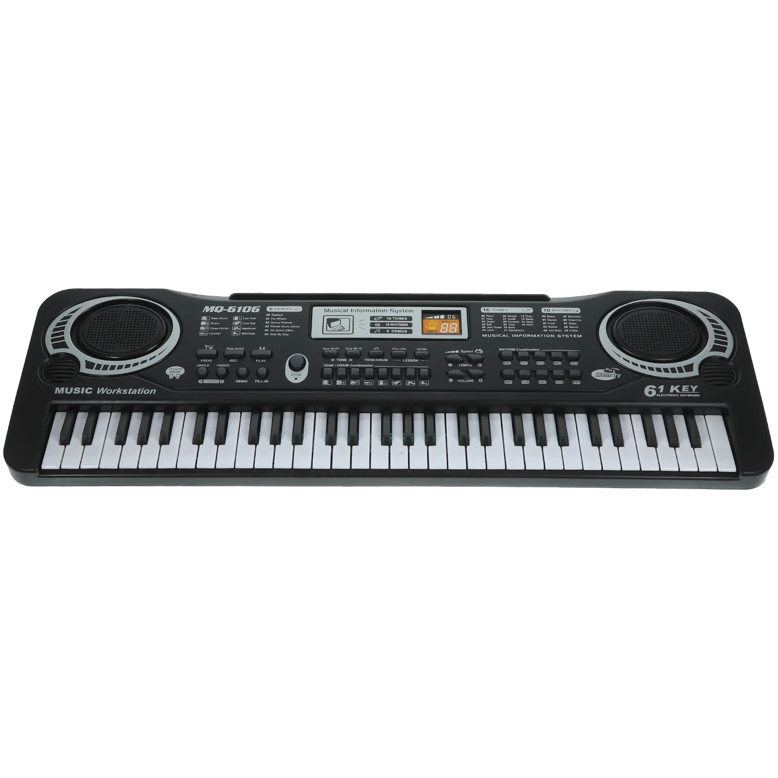 

Electronic Organ Microphone Keyboard Piano Keyboards Multifunction Kids 61 Keys