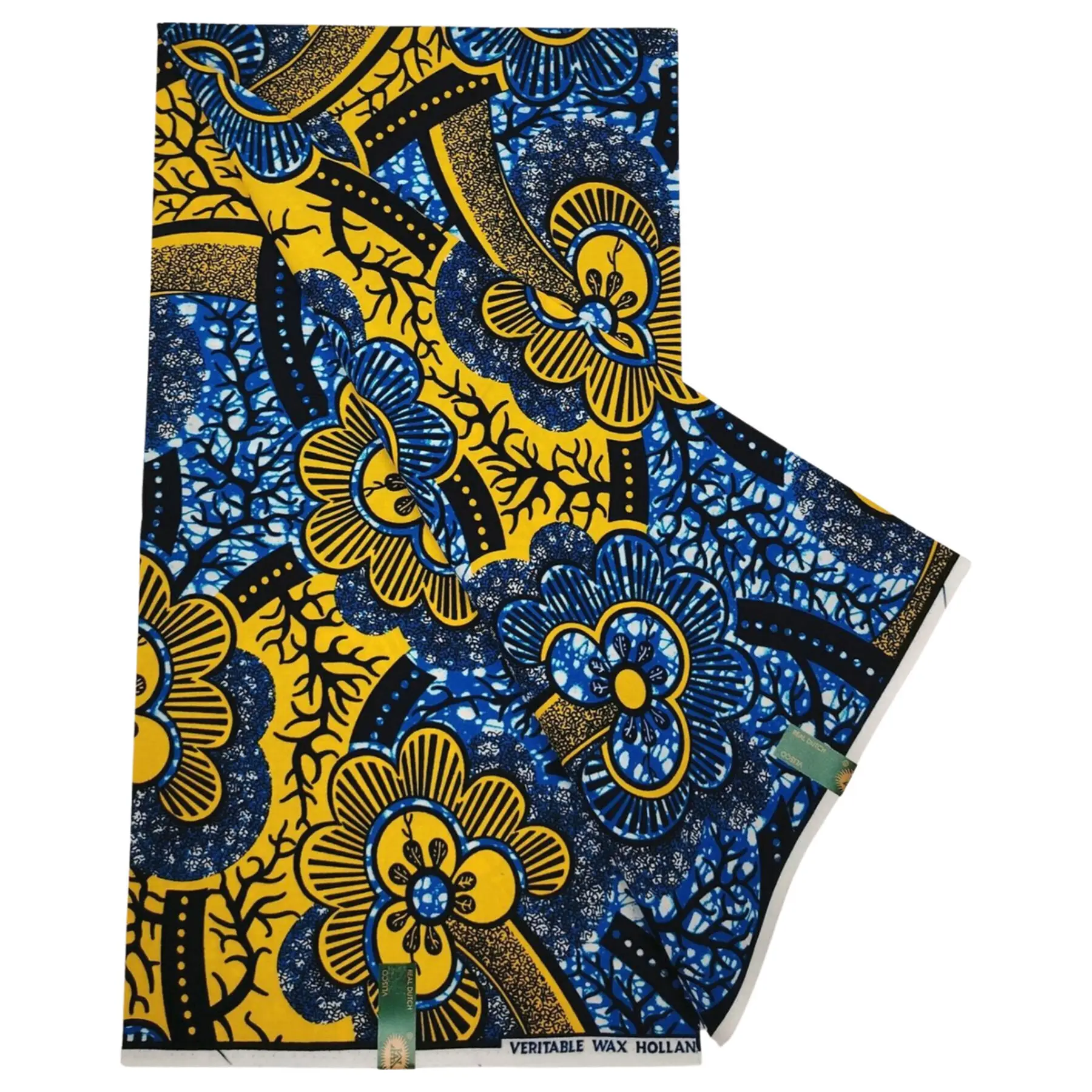 Африканская вощеная ткань принтом высококачественная из натурального воска