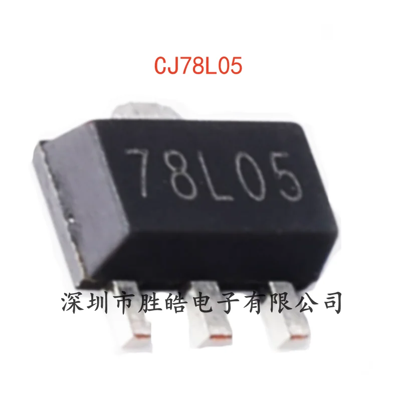

(10PCS) NEW CJ78L05 3% 0.1A/5V/0.6W Linear Voltage Regulator Circuit Chip SOT-89 CJ78L05 Integrated Circuit