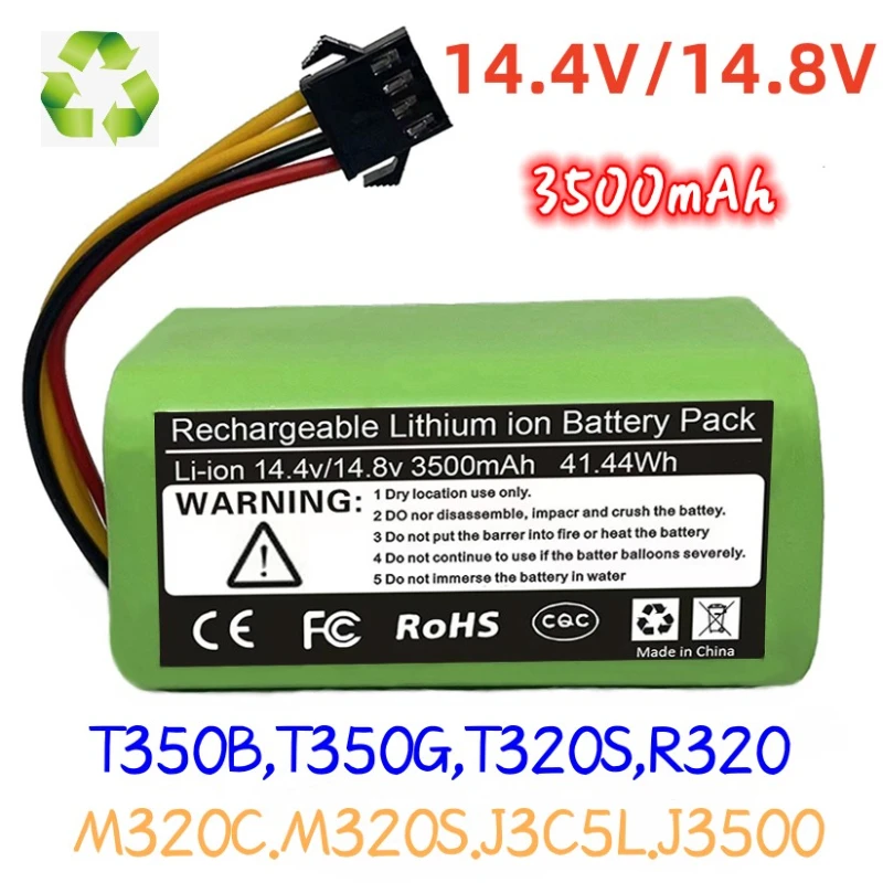 

Original 14.4V/14.8V3500mAh for Haier T350B T350G T320S M320C M320S R320 QT35B J3C5LJ300 spare parts