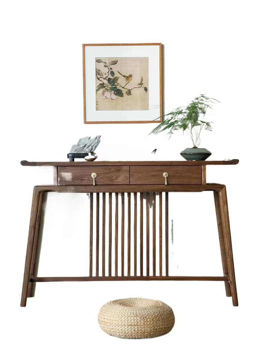 Северная Америка консоль из цельного дерева черного ореха новый алтарь в