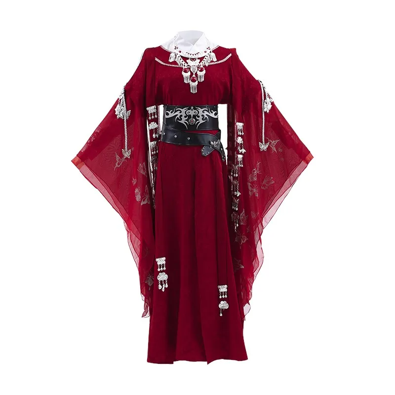 Костюм Huacheng Cos полный комплект сапоги парик отчаянный призрак король песня