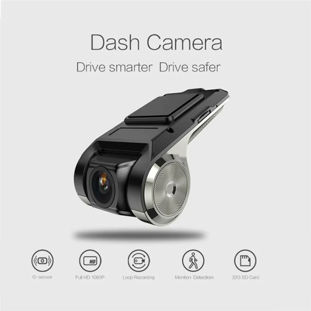 

Car Rear View Camera USB Car Recorders Dash Cams 1080P Black Cam Camera DVR Dash G-Sensor Video Recorder Auto Parking Monitor