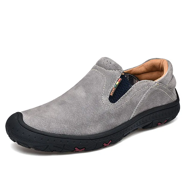 

Moccasins Male Loafers For Men Shoes Slip On Flats Genuine Leather Driving Walking Soft Footwear Quality Spring Boat
