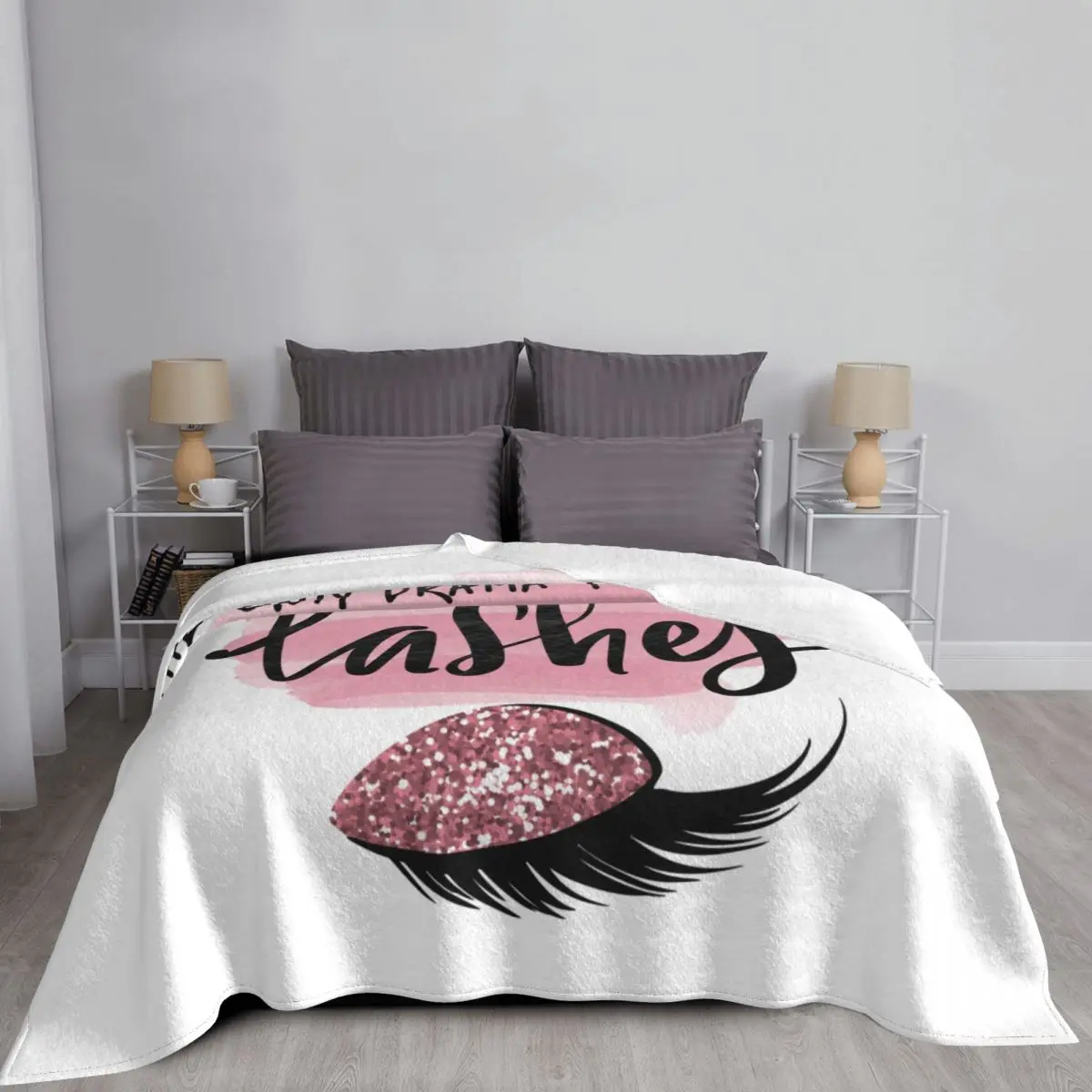 Накладные ресницы с закрытыми глазами одеяла длинными ресницами флисовое