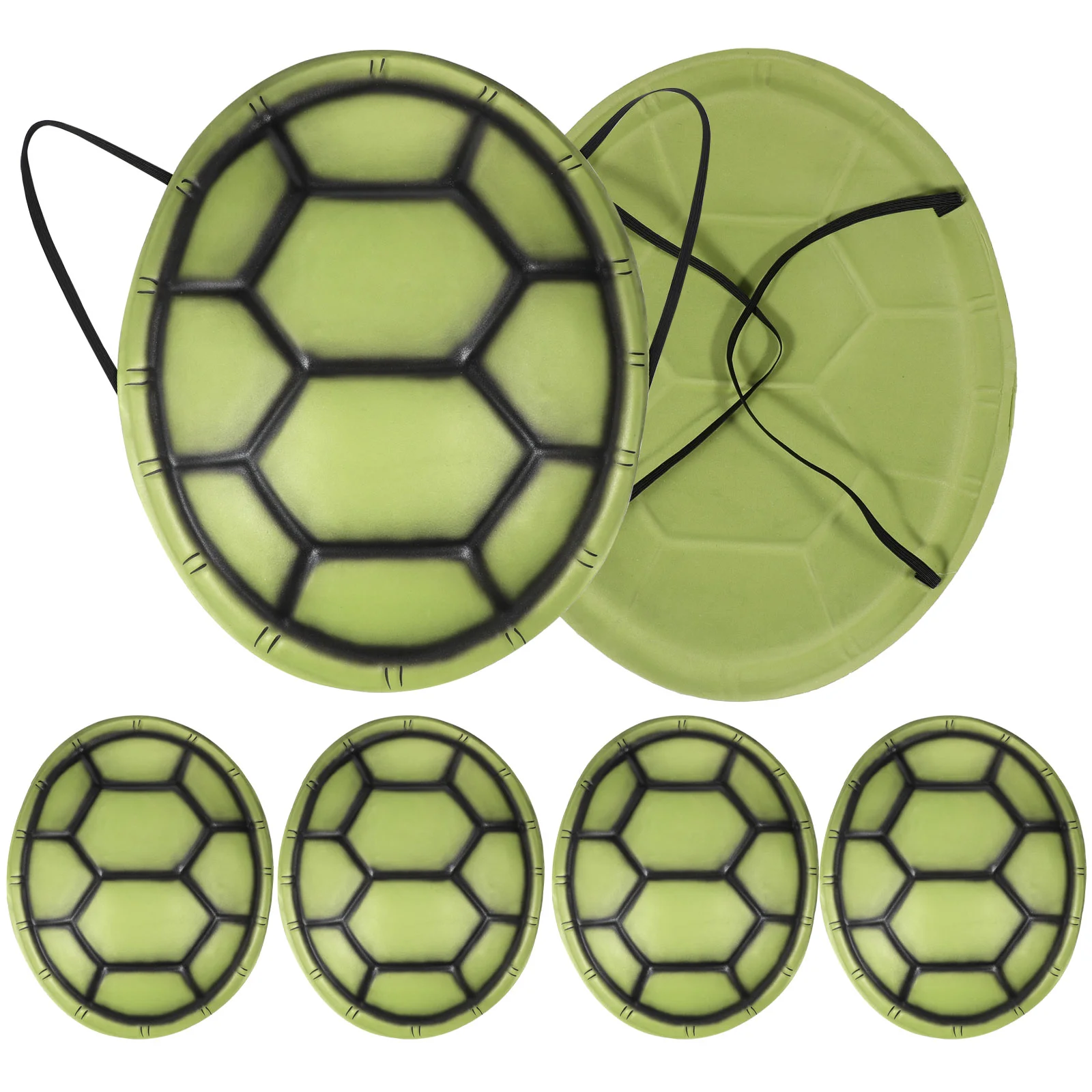 6 шт. хвост Хэллоуин карнавальный танцевальный костюм реквизит Ева черепаха (6 шт.)