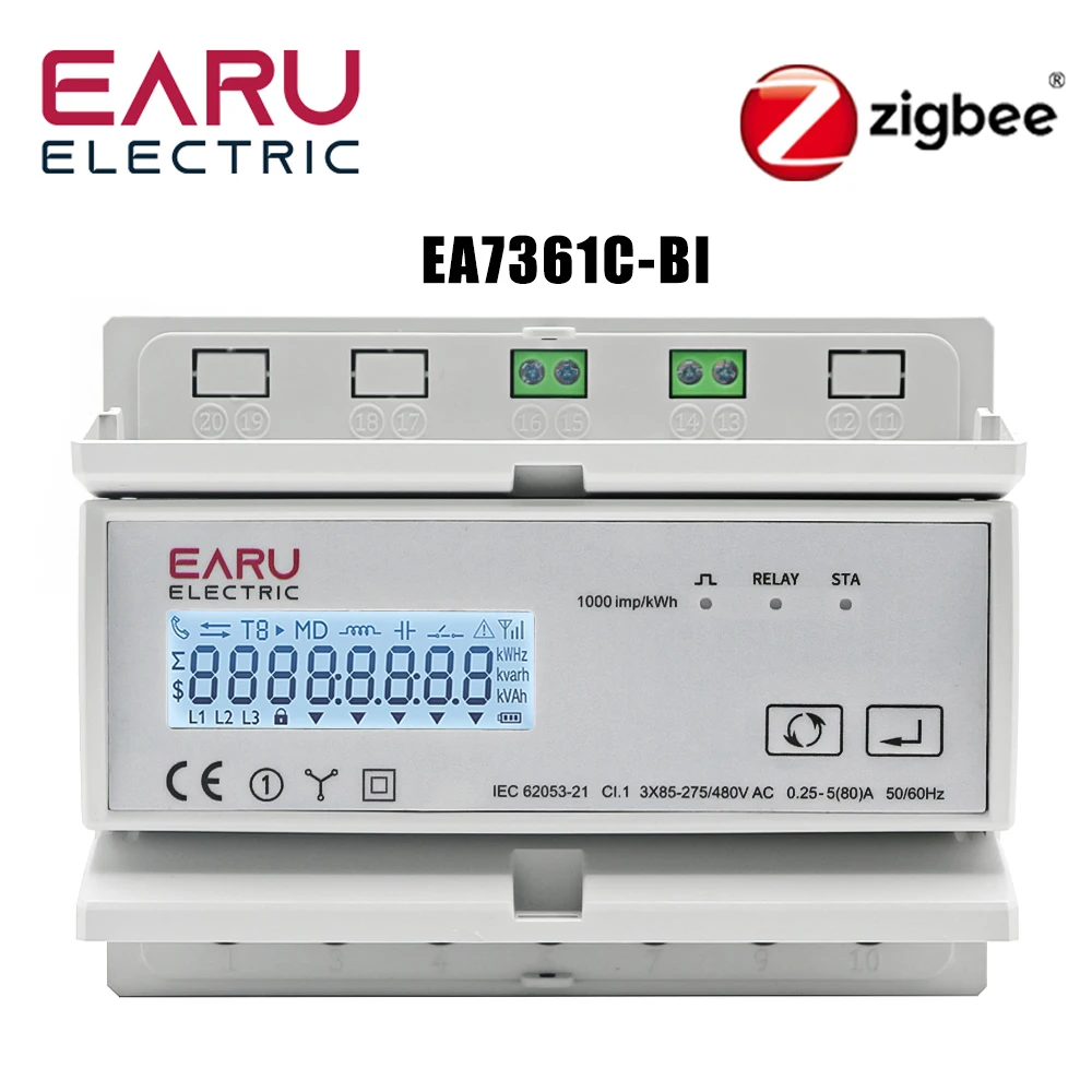 Трехфазный измеритель энергии EA7321C-BI EARUELECTRIC