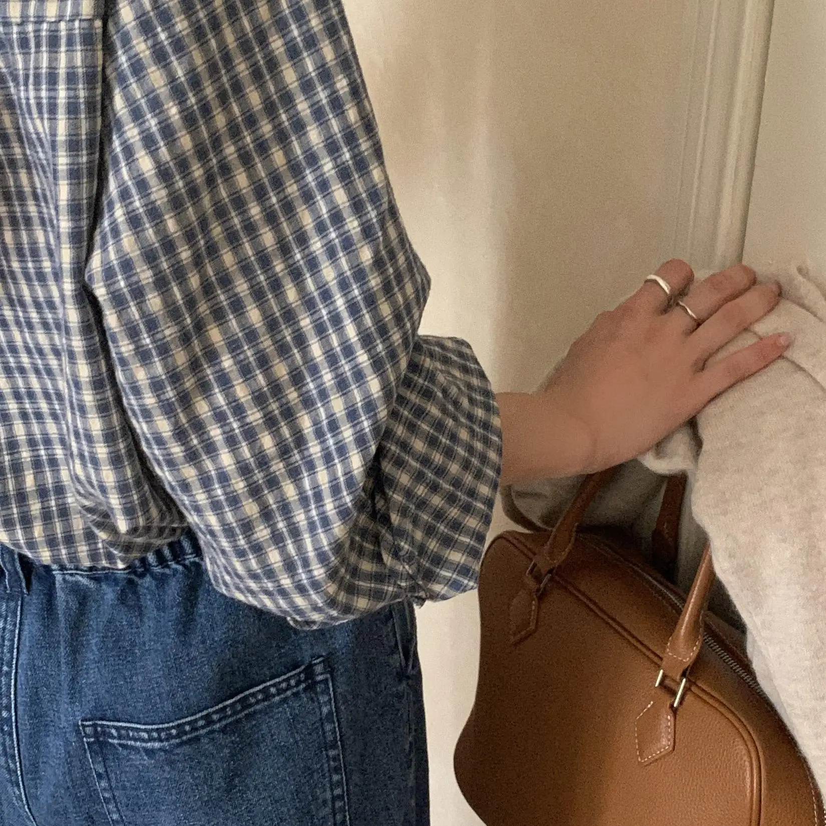 Домашняя осенняя корейская серия атмосферный продукт клетчатые рубашки для