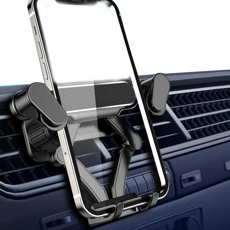 

Регулируемая подставка для телефона для автомобильного вентиляционного отверстия, автомобильное крепление для телефона, вращение на 360 градусов, ультраустойчивая Автоматическая Гравитация