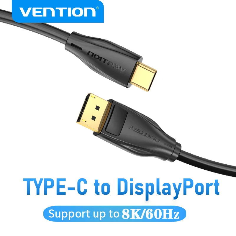 Vention-Cable USB C a DP 1,4, convertidor de 8K 60Hz tipo C...