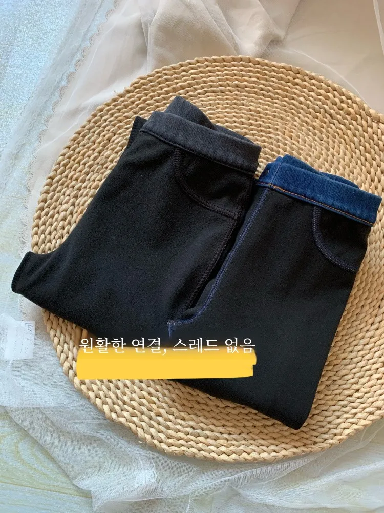 Новые итальянские домашние осенние и зимние вязаные ботинки из джинсовой ткани