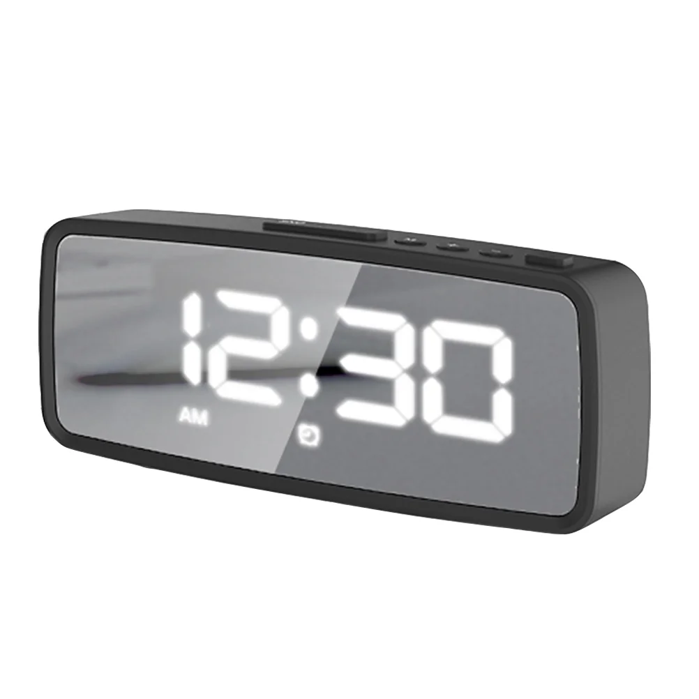 

LED Electronic Alarm Clock Bedside Digital Display Clocks Multifunctional Radio Multi-purpose Electric