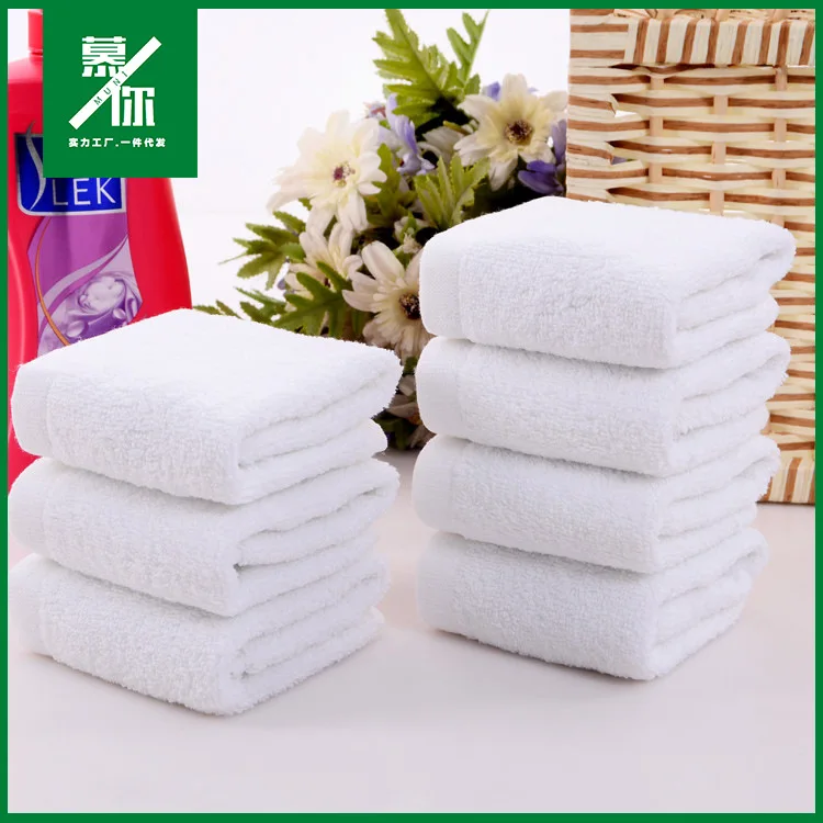 

10pcs/Lot Good Quality White Cheap Face Towel Small Hand Kitchen Towel Hotel Restaurant Kindergarten Cotton Towel