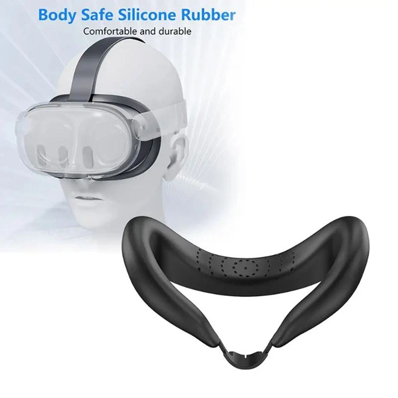 Силиконовая маска для лица с защитой от пота