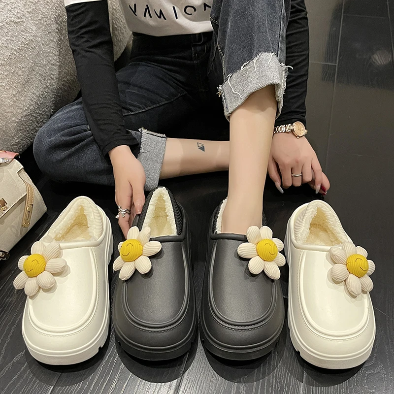 

Женские сапоги с круглым носком, удобная обувь на платформе, криперы, из искусственной кожи, на среднем каблуке, однотонные, Осень-зима