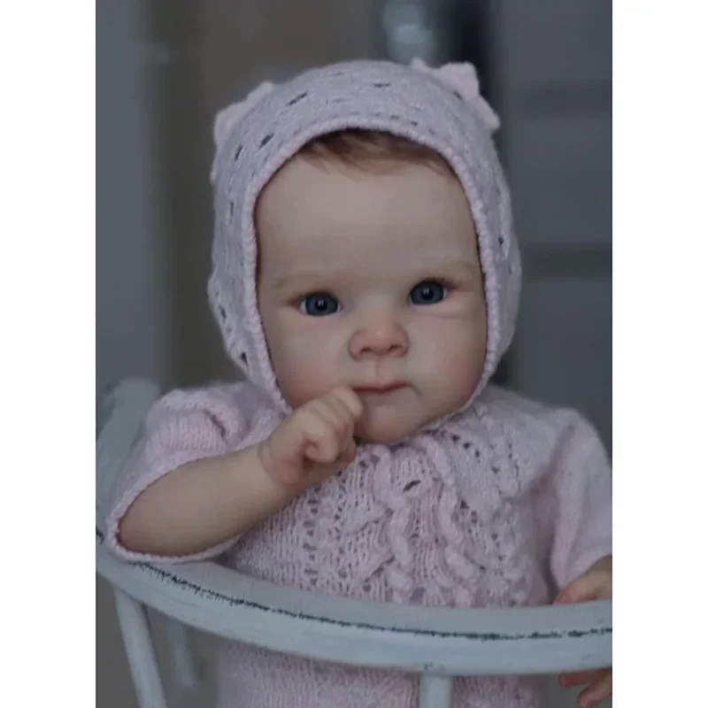 Полноразмерная кукла Bettie для новорожденных 19 дюймов Реалистичная кукла-младенец