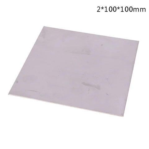 1 шт., квадратная полированная пластина из нержавеющей стали 304, толщина 1 мм, 1,5 мм, 2 мм, 3 мм, 0,8 мм, 0,5 мм