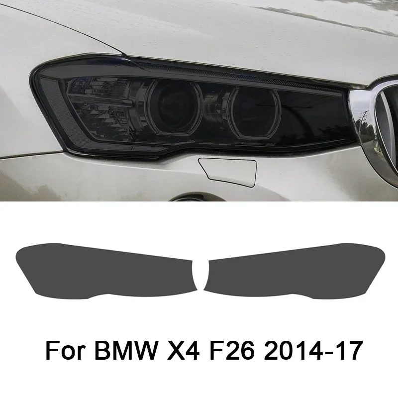 

Для BMW F10 G20 F34 G30 F07 X3 F25 G01 X5 F15 X6 F16 F20 F21 F22 G32 X1 F49 X4 F26 G02 дымчатая черная наклейка из ТПУ для автомобильных фар