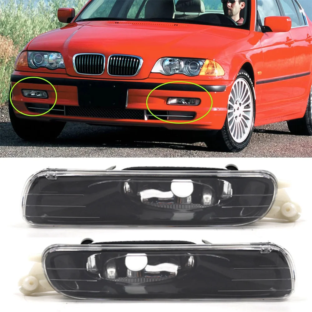 

Пара левых и правых противотуманных фар в сборе для BMW 3 серии E46 323i 325i 328i 330i 4-дверный 1999 2000 2001 Передний бампер Противотуманные фары