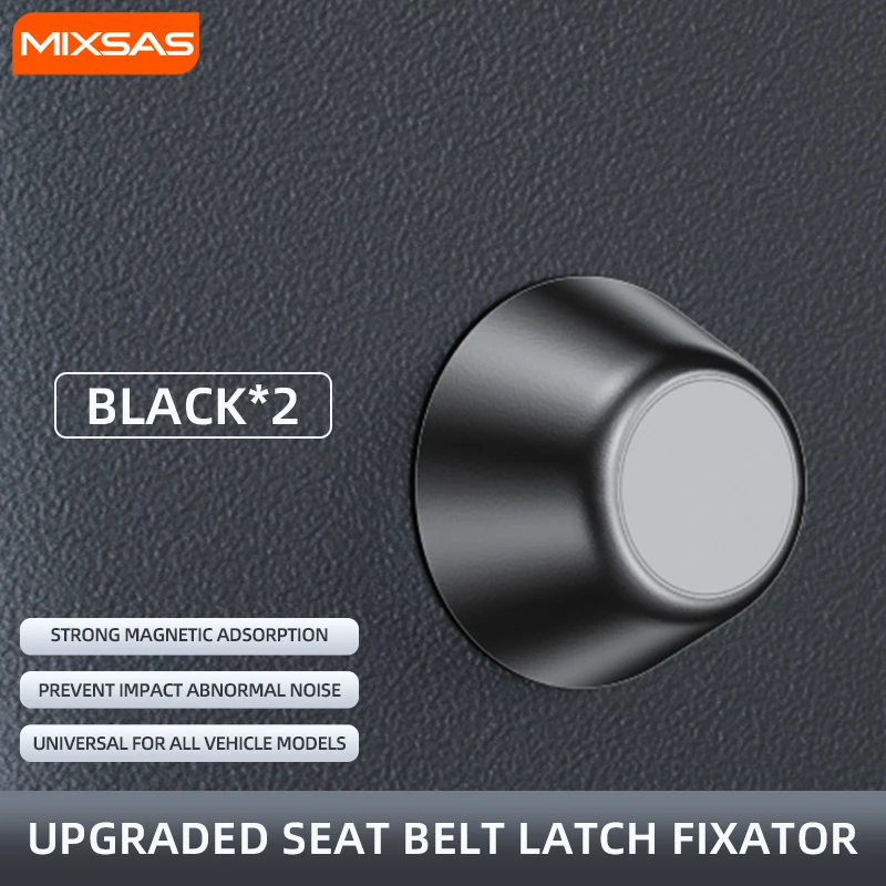 

MIXSAS ремень безопасности магнитный автомобильный держатель ремня безопасности крепежный зажим черный сплав ограничитель пряжка аксессуары для салона автомобиля для BMW/VW/Nissan