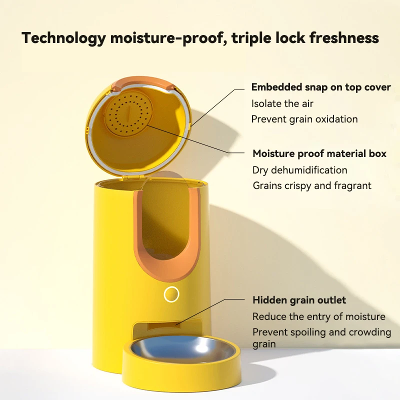 Автоматическая кормушка для домашних животных из нержавеющей стали