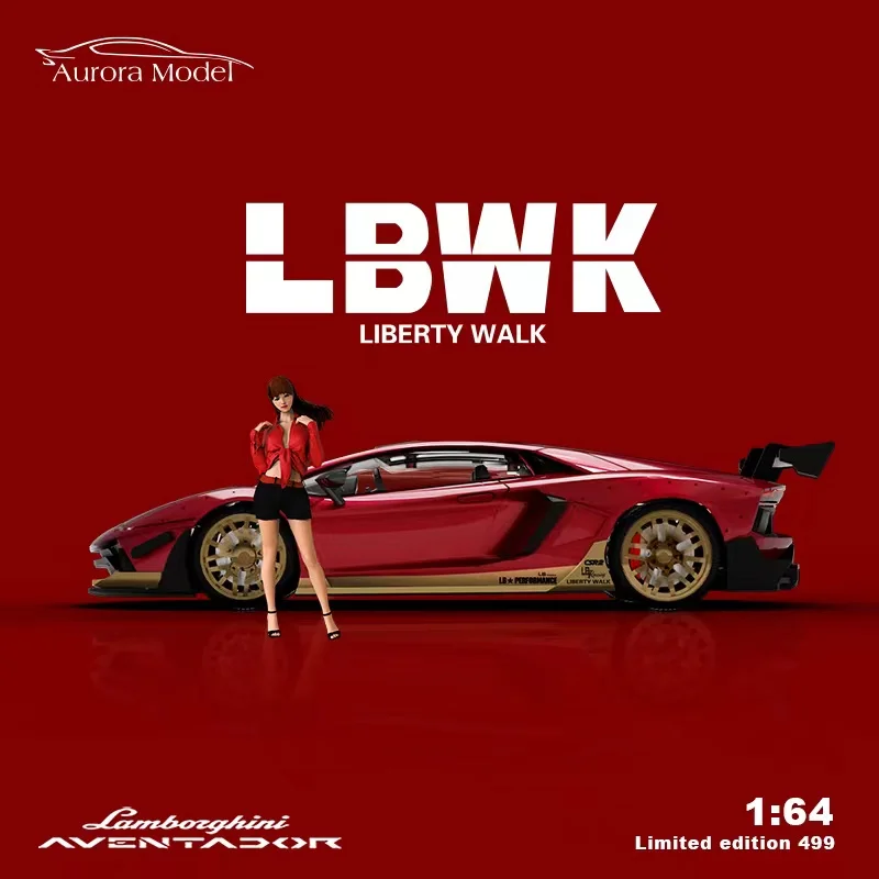 

AuroraModel 1:64 LBWK Lambo Aventador Diecast Model Car