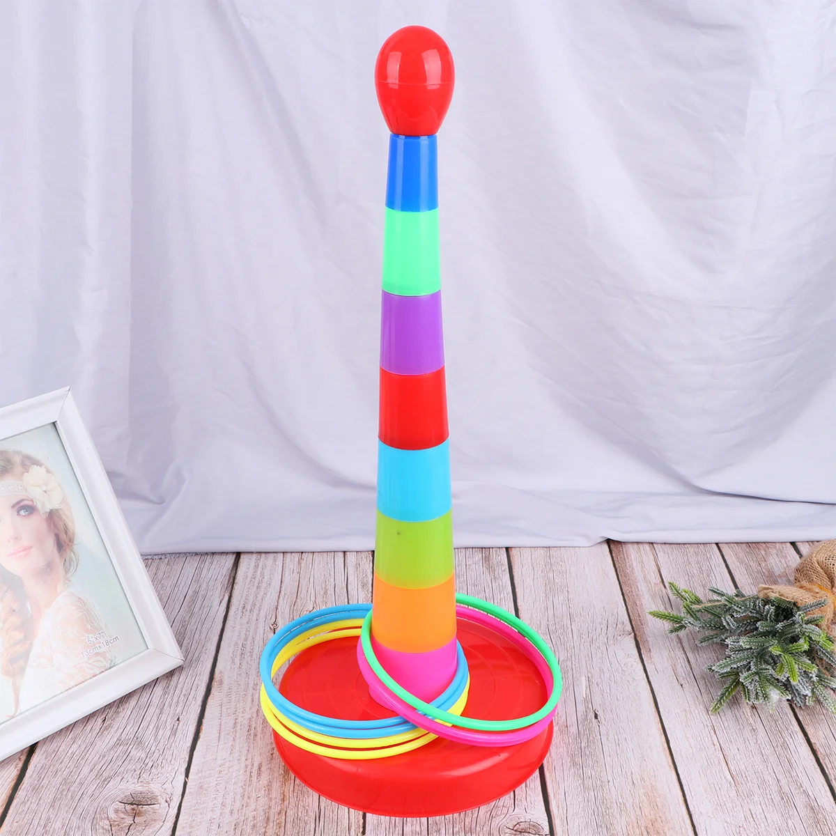 

Game Ring Set Toys Kids Indoor Party Child Parent Play Outdoor Portable Carnival Stacking Travel Kit Sports Suppiles