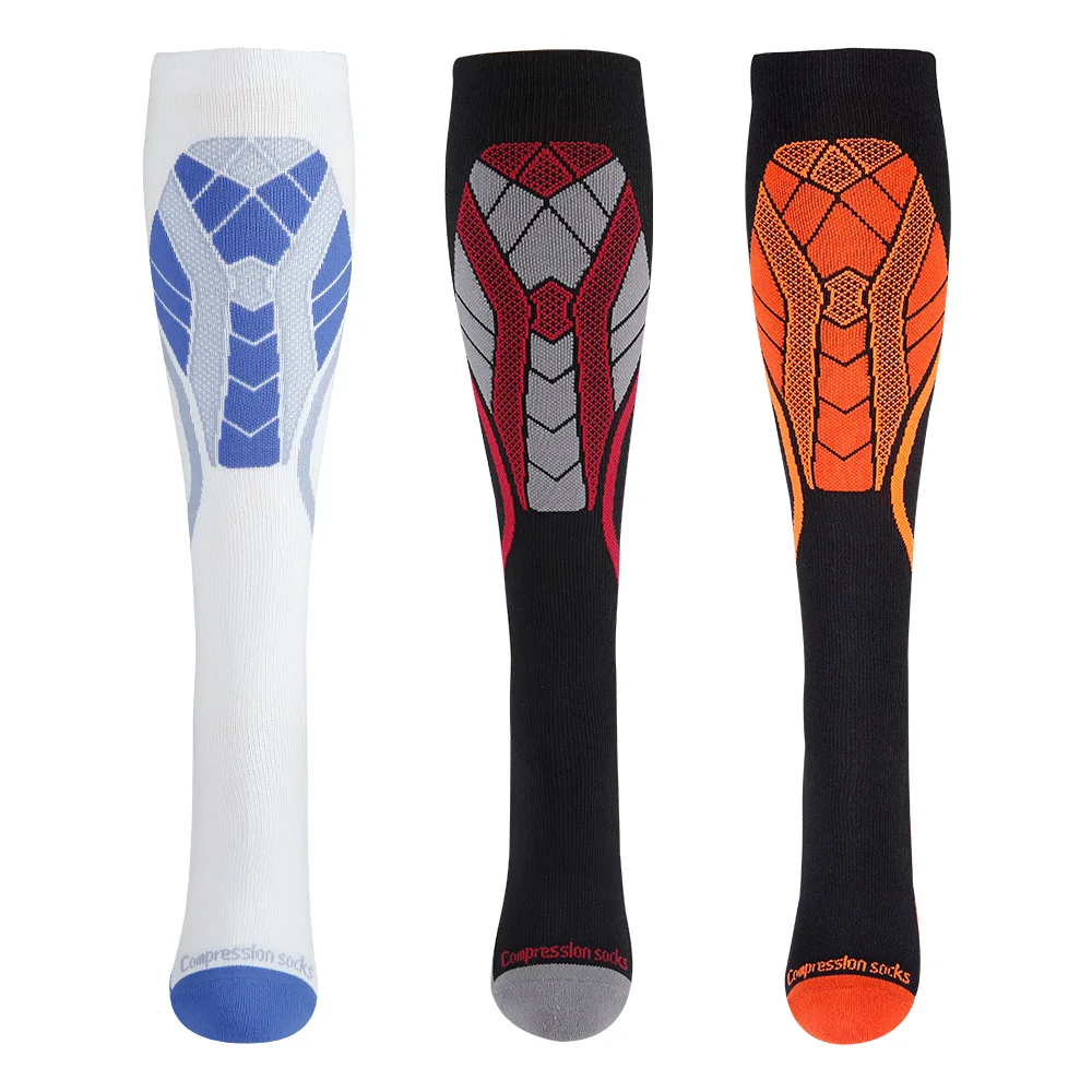 Manufacturer Long Leg Compression Socks Professional Outdoor Riding Mountaineering, Marathon Running Socks Sports Pressure Socks