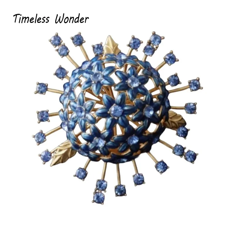 Женская Брошь в виде фейерверка с эмалью