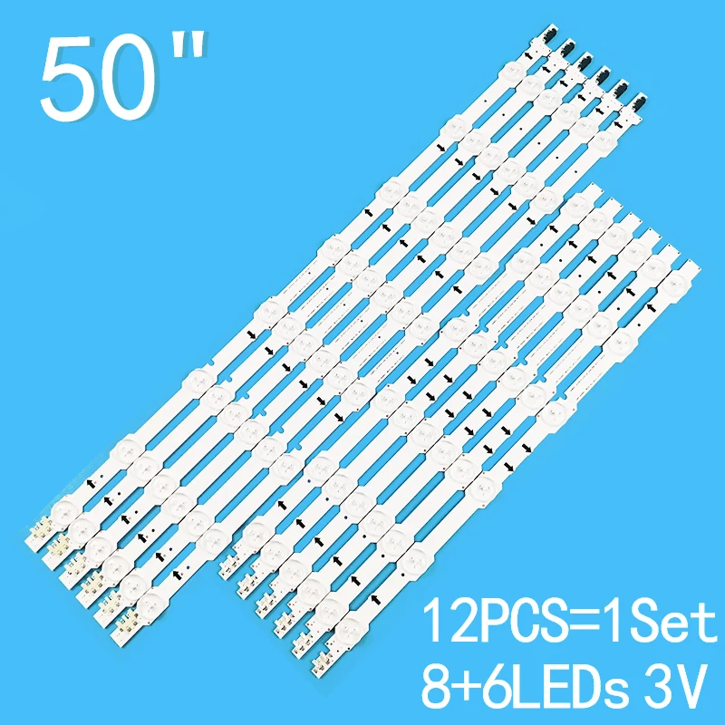Новинка, 12 шт./лот для ЖК-телевизора Samsung 50 дюймов, UE50HU6900, UN50HU6950F, UE50HU7000, BN96-32178A 32179A, DUGE-500DCA 500DCB-R3, 2014svs _ uhd_50