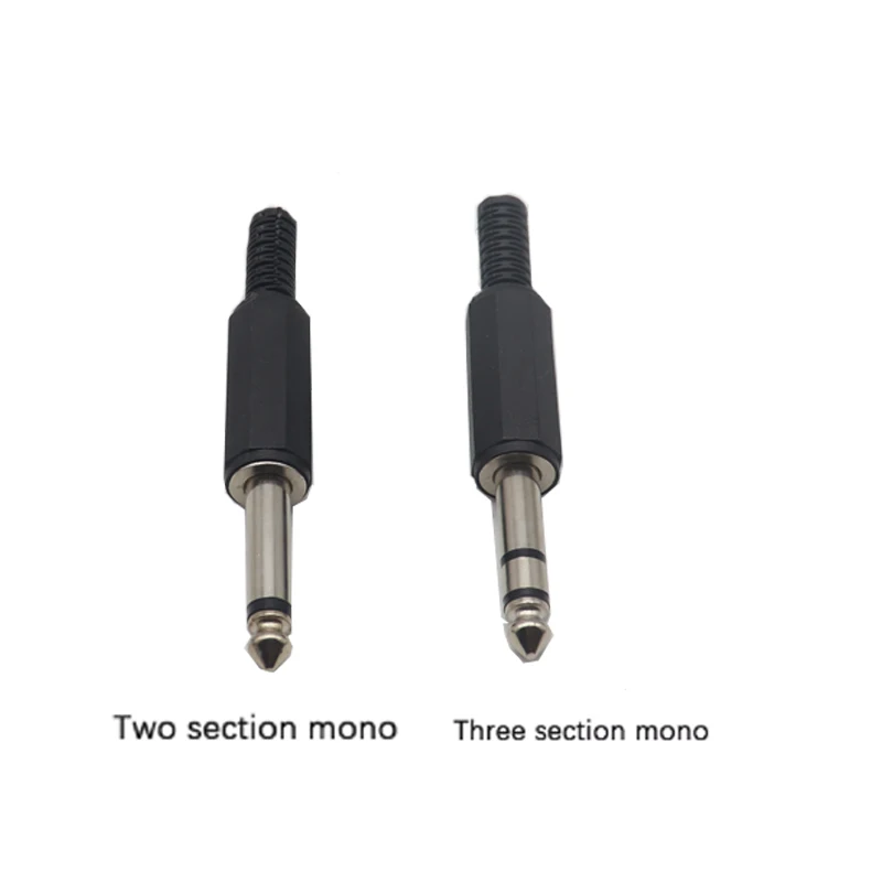 【 5-2 шт. 】 6 3 мм моно/стерео аудио разъем Штекерный сварочная линия стерео