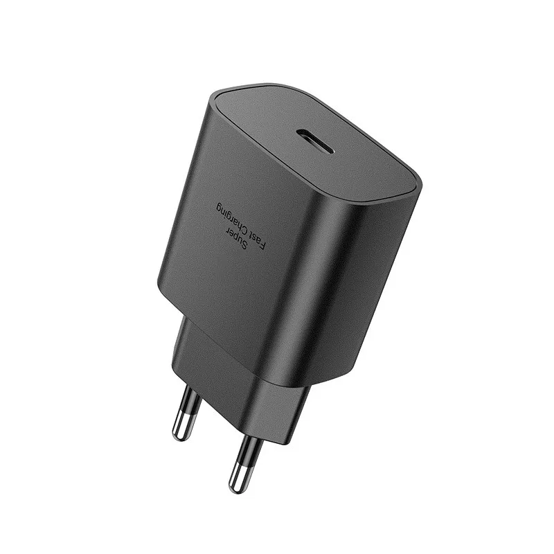 10pcs/lot Fast Charger 25W Quick Charger For Samsung Galaxy S20 Ultra Note 10 S22 USB C Adapter PD AC Home Travel Power Adapters