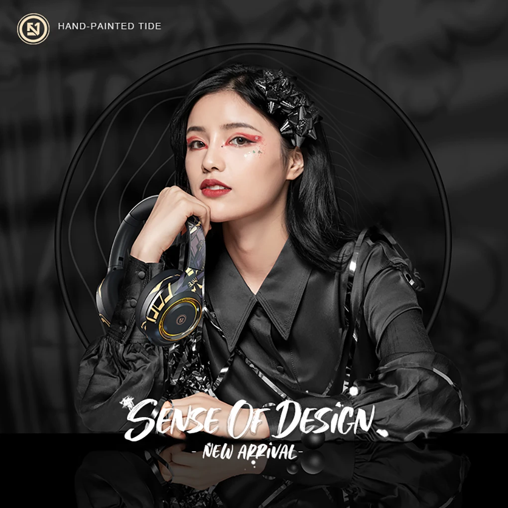 

Bluetooth-совместимые наушники с шумоподавлением, портативные наушники для ноутбука, игровая гарнитура с микрофоном