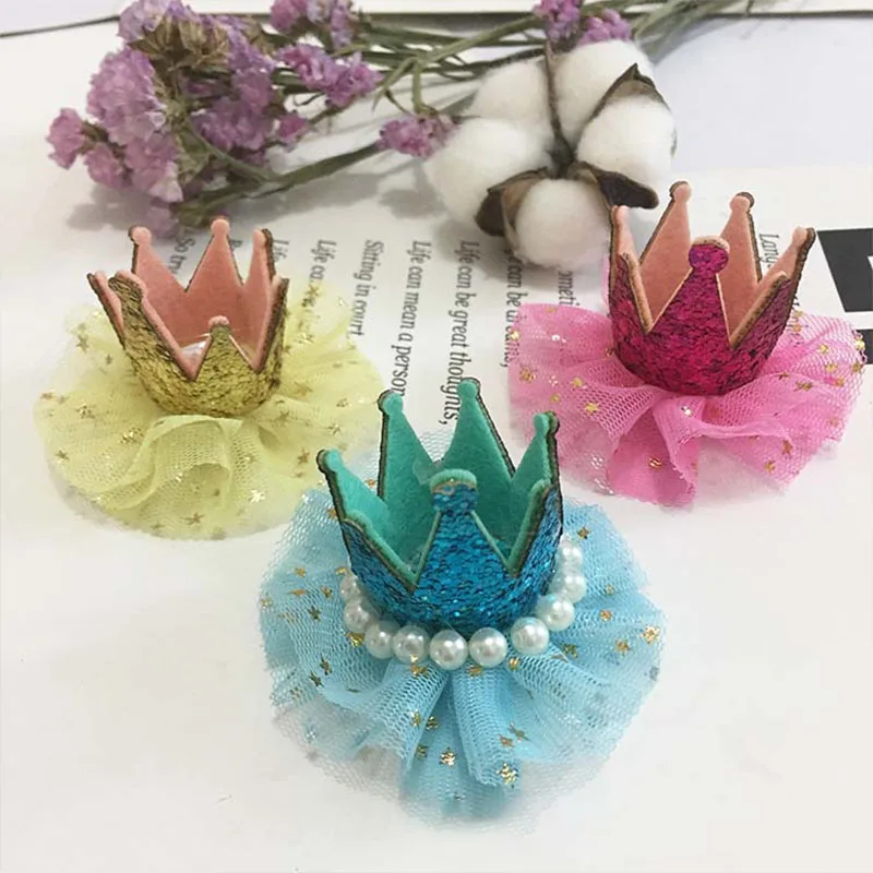 

6cm GOLD SEQUIN Star Lace Wedding Birthday Party Handmade DIY Bag Princess Bow Children's Hair Accessories Ribbons for Crafts