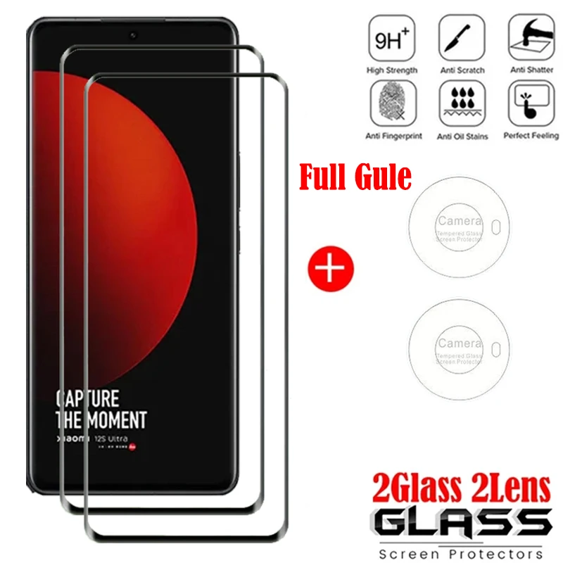 

Закаленное 3d-стекло с полным покрытием для Xiaomi 12s, ультравзрывозащищенная Защита экрана для Xiaomi 12S, стекло для ультракамеры