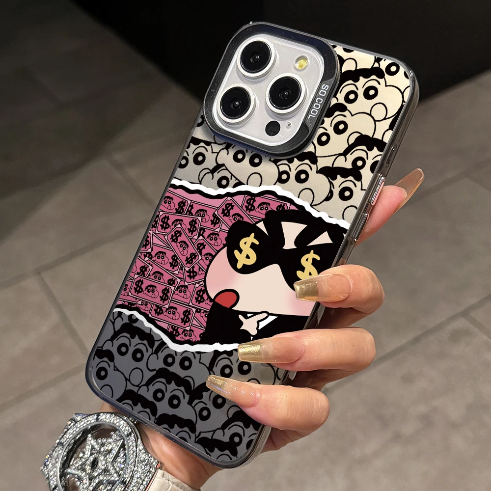 C-Crayons Cartoon Shin-chans Phone Case for Samsung Galaxy A55 A54 A53 A52 A51 A50 A35 A34 A33 A30 A25 A23 A22 A16 4G 5G Cover