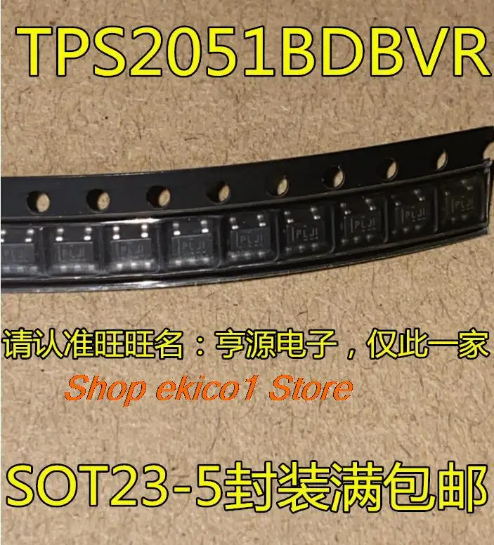 10 шт. Оригинальный запас TPS2051 TPS2051BDBVR PLJI SOT23-5