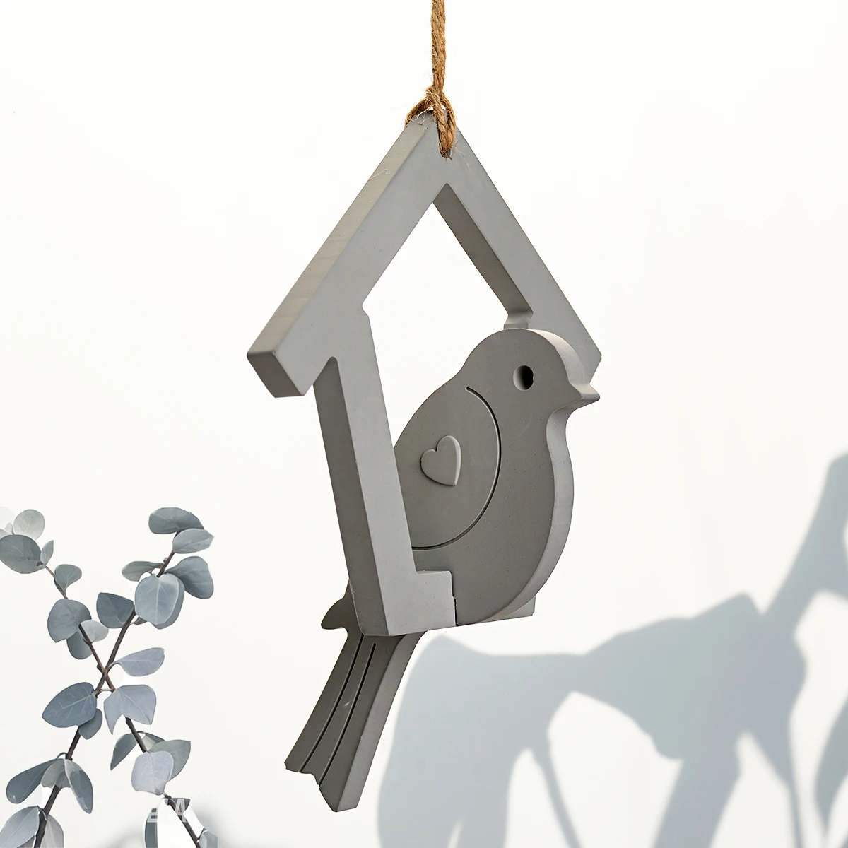 Украшение в виде птицы силиконовая форма милый дом птица подвесное здание сделай