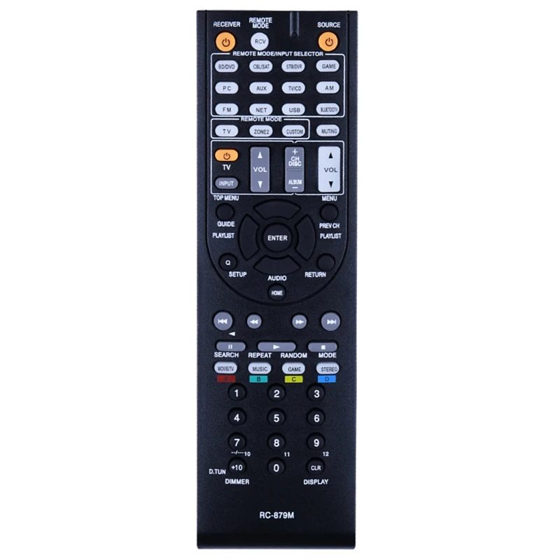 

RC-879M Remote Control For Onkyo TX-NR535 TX-SR333 HT-R393 HT-S3700 Power Emplifier AV Receiver Controller Remote