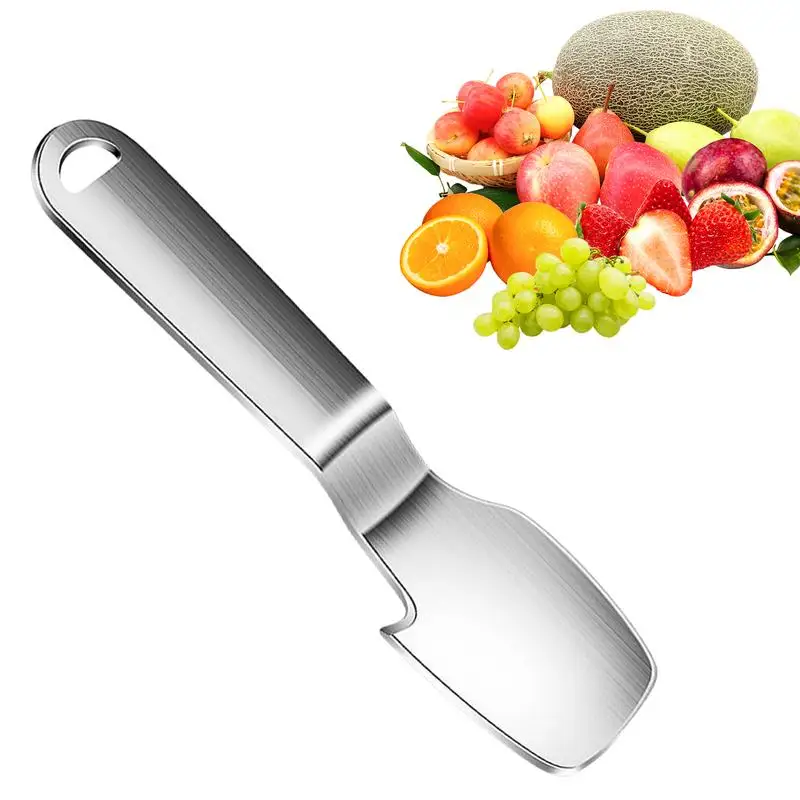 

Открывалка для грейпфрута из нержавеющей стали, оригинальные фруктовые аксессуары для домашнего использования, фруктовые ножи, кухонные гаджеты с отверстием для подвешивания