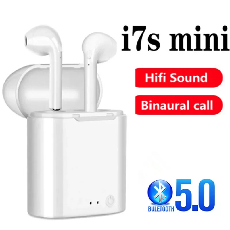

NEW IN I7s Mini TWS Bluetooth Earphone Wireless Headphone Sports Headset With microphone Charging box for iPhone