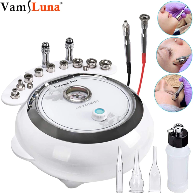 3 in 1 Diamond Microdermabrasion machine,  Facial Skin Care Salon Equipment w/Vacuum & Spray For Personal Home Use