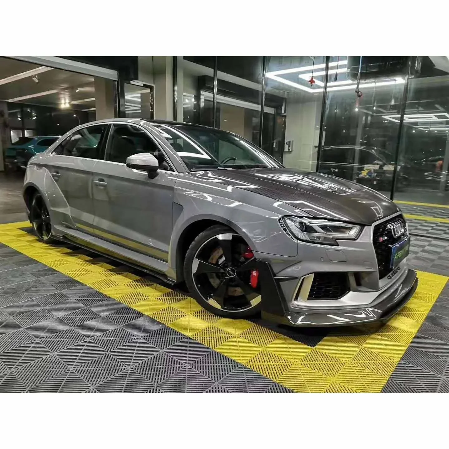 szeroki комплект кузова spmgc oem из углеродного волокна для Audi RS3 2016+ 8 В