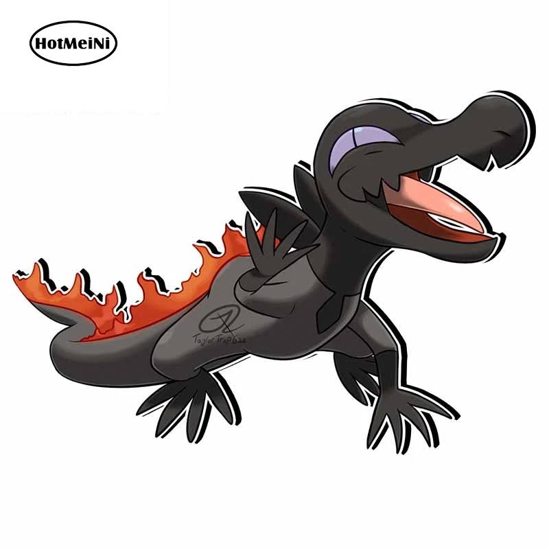 

13cm x 9cm for Taylortrap Flame Crocodile Car Stickers and Decals Anime Waterproof 3D Vinyl Material Scratch-proof